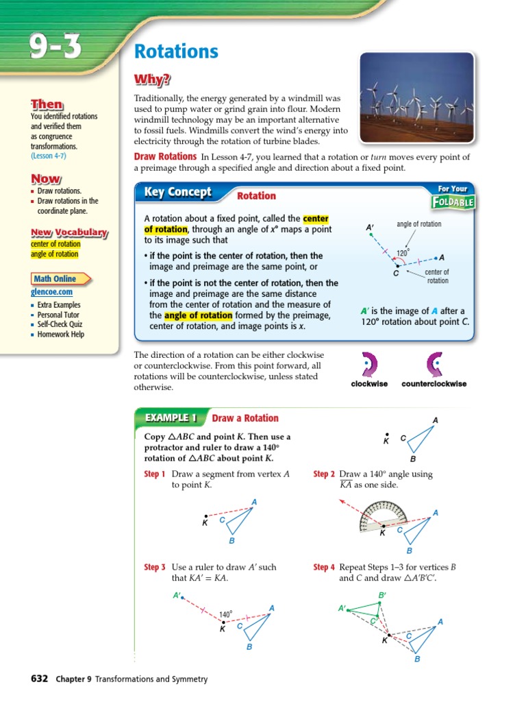 Rotations Notes PDF | PDF | Angle | Shutter Speed