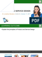 3 - Product and Service Design