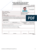 Fci - Admit Card PDF