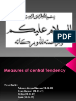 measure og central tencey