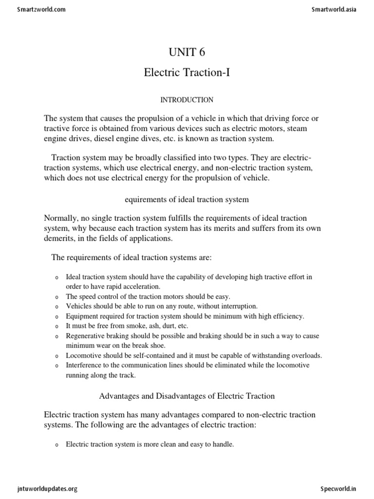 Utilization of Electrical Energy-Unit 6 PDF | PDF | Electric Motor ...