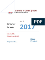 Consumer Behavior (SHIRJEEL ANJUM) 