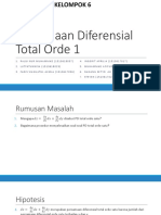 Persamaan Diferensial Total Orde 1