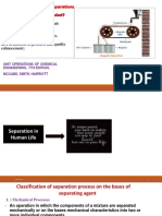 Mechanical Separations Techniques and Applications in Chemical Industries