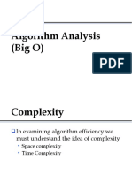 Algorithm Analysis (Big O)