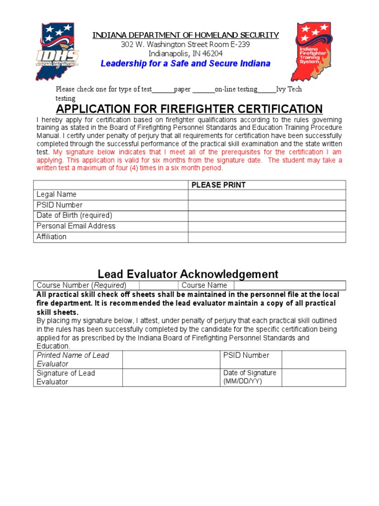 FF Application | PDF