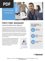 First Time Manager Overview MK0807 PDF