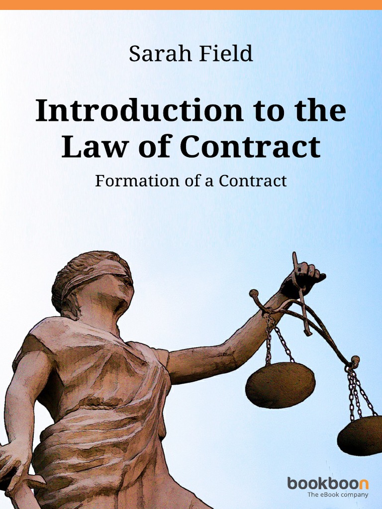 Introduction To The Law of Contract PDF | PDF | Offer And Acceptance ...