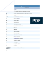 Simbología de Conjuntos y Lenguaje Algebraico