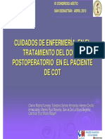 Cuidados Enfemeria Dolor Paciente COT