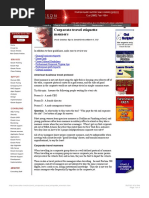 Corporate Travel Etiquette Manners