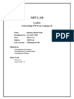 Generating 37.5% Duty Cycle PWM Wave on Atmega32 using Fast PWM Mode