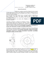 Lista de Exercícios II 2019