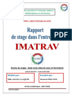 Rapport de Stage IMATRAV 2