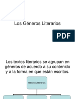 Los Géneros Literarios