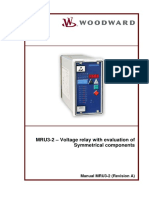 MDR3-2 Voltage Relay With Evaluation of Symmetrical Components