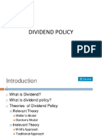 Dividend Policy