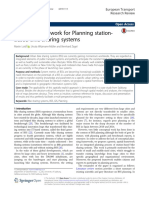 A Spatial Framework for Planning Stationbased