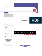 Banco Ripley - Reseña Anual de Clasificación - Julio 2015