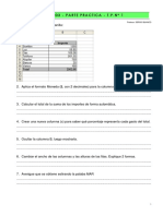 Informatica - TP Excel PDF