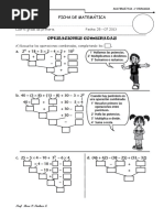 Problemas Operaciones Combinadas