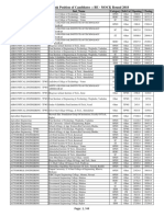 GUJCET 2018 Coursewise Mock Round Analysis