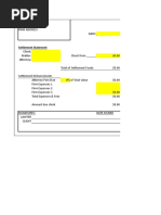 TEMPLATE - Settlement Worksheet Form 1 2