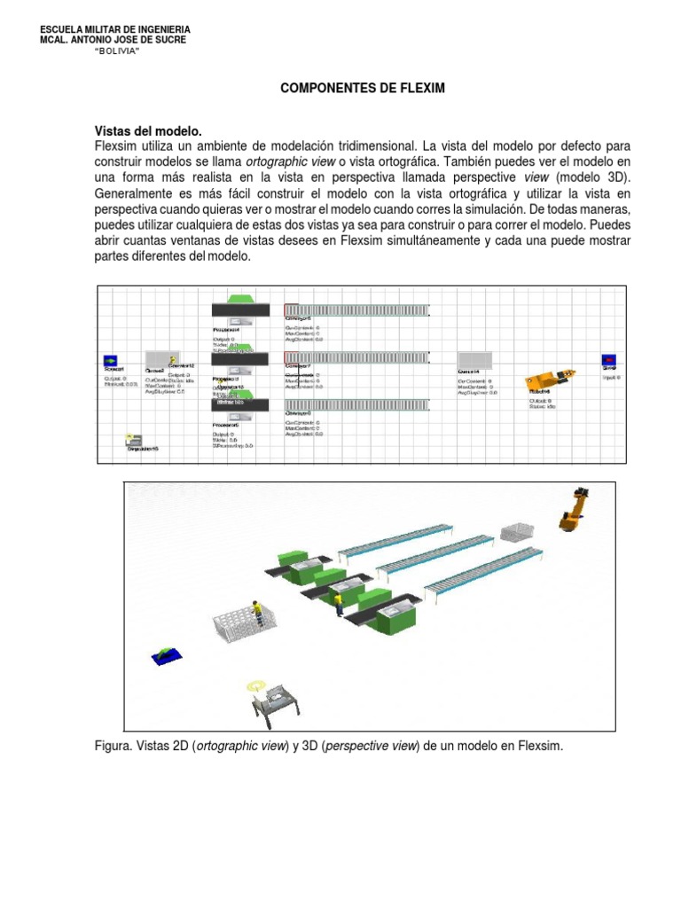 Guía de Flexsim para Modelado 3D | PDF | Archivo de computadora ...