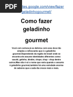 Como fazer geladinho gourmet
