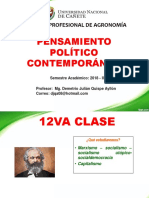 12VA CLASE DE PENSAMIENTO POLITICO CONTEMPORANEO.ppt