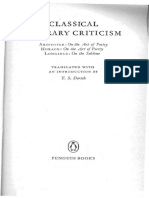 Classical Literary Criticism - Aristotle Horace Longinus - Ts Dorsch 1965 PDF