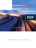 La Contribución de Las Tic A La Sostenibilidad Del Transporte en España PDF