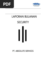 Laporan Bulanan Security Maret