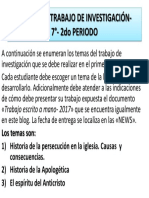 TEMAS DE INFORME DE INVESTIGACIÓN- 7°- 2do PERIODO 2019