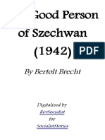 The Good Person of Szechuan by Brecht