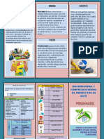 Folleto de Empresa de Aseo