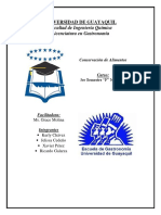 Carne de Res Conservacion de Alimentos