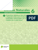 Material Complementario Cs. Naturales - Propuestas Didacticas Para El Abordaje de Contenidos Relacionados Con La Salud Bucal