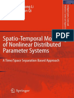 Spatio-Temporal Modeling of Nonlinear Distributed Parameter Systems PDF