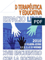 Programa del XVIII Encuentro con la Sociedad. Centro Penitenciario de Villabona (Asturias)