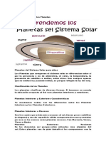 Caracteristicas de Los Planetas