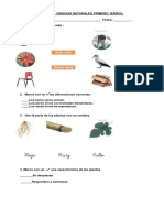 Guía de Ciencias Naturales Primero Básico