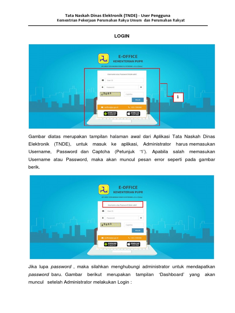 Manual Book Aplikasi TNDE PDF