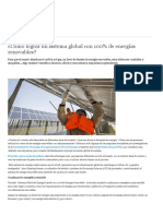 Artículo - Cómo Lograr Un Sistema Global Con 100% de Energías Renovables - DW, Abr.2019