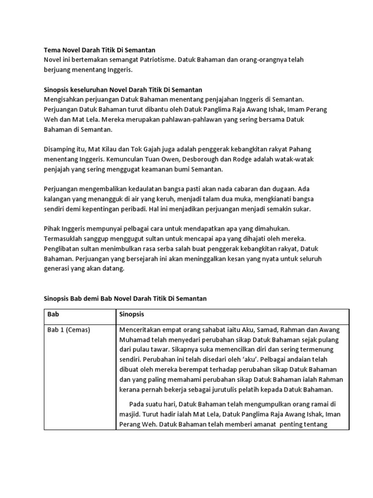 Novel Dtds T2 Nilai Pdf