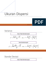 Ukuran Dispersi: Dr. Raulysijabat, SKM, Se, MM