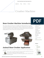 Bone Crusher Machine, Bone Powder Machine Price