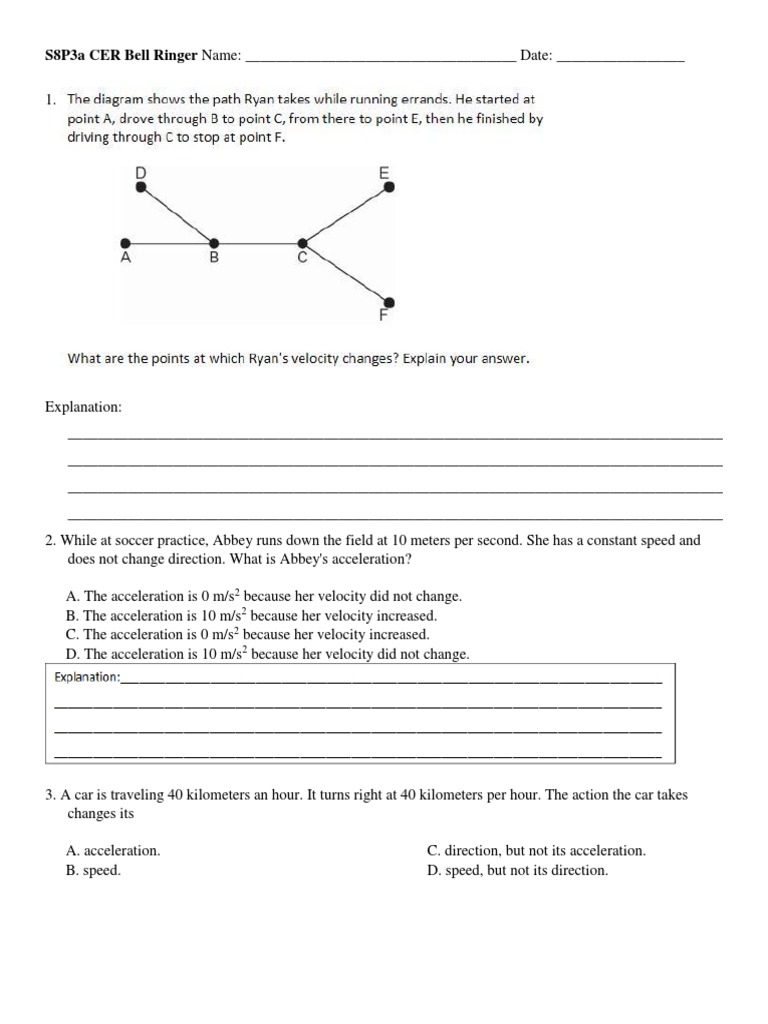 S8p3a Cer Bell Ringer Student Version | PDF
