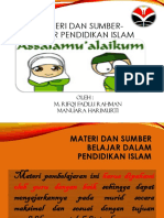 Tafsir Pendidikan Islam (Materi Dan Sumber Belajar Dalam Pendidikan Islam)