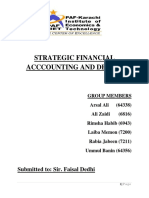 Strategic Financial Accounting and Design Group Project